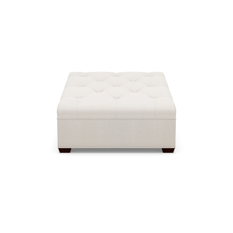 Tufted Ottoman, 8938-45, Walnut
