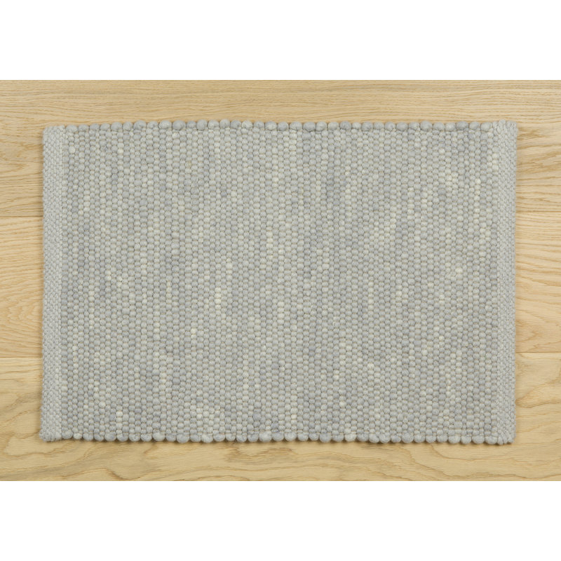 Solid Colour Wool Area Rug, 140 cm W x 200 cm D