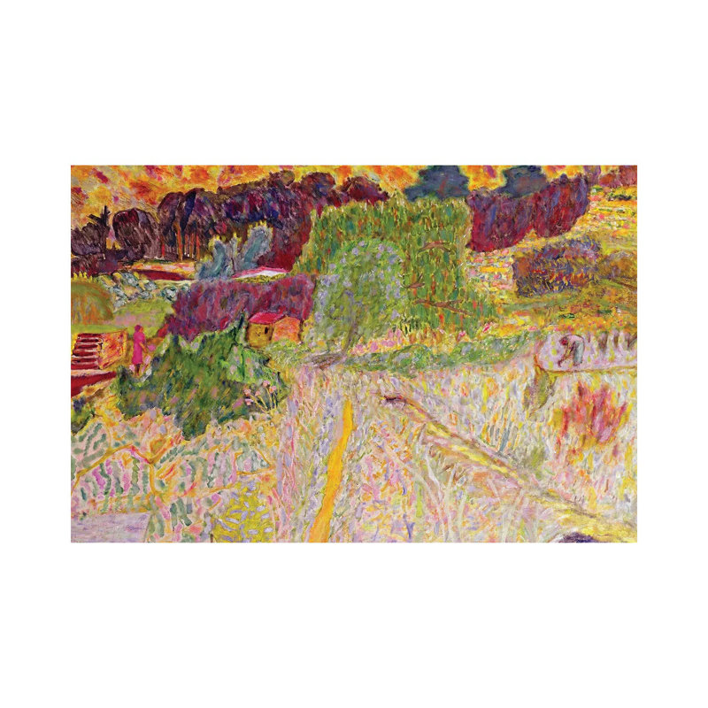 Vue du studio de l'artiste, Le Cannet, 1945, H 18 po x l 26 po x P 1,5 po