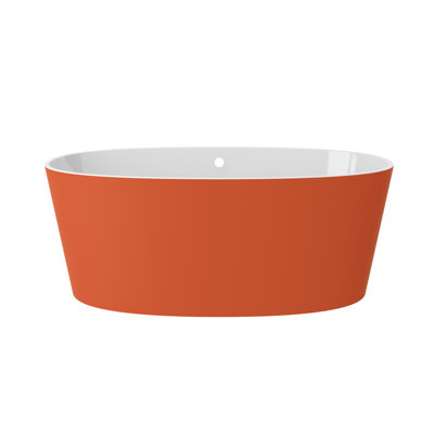 Ios 60" x 32" Freestanding Soaking Bathtub