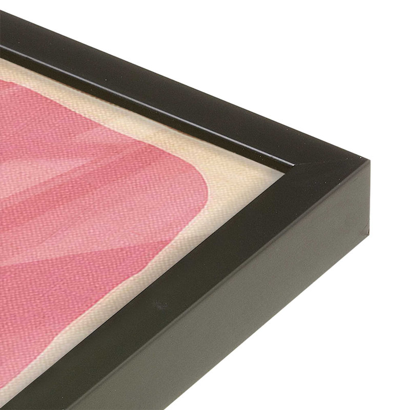 « Chromatic Rhythms » par Golden Glow Interiors – 3 œuvres sur papier, Noir satiné, H 21 po x l 21 po