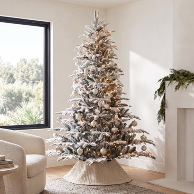 Aspen Frosted 7.5' Pre-Lit Fir Christmas Tree