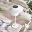 White Solar Outdoor Table Light