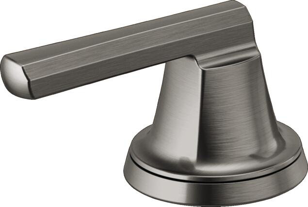 Levoir® Two-Handle Wall Mount Lavatory Faucet, Luxe Gold, Low Lever Handle, 1.5