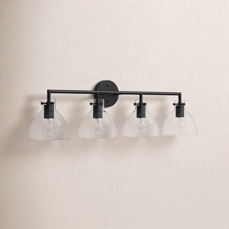 Martins 4 Light Dimmable Vanity Light, Black