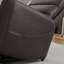 Fauteuil relevable en similicuir brun foncé Bentley-826081296