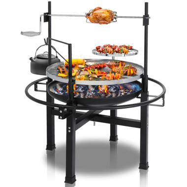 Gymax 15.5'' W Portable Charcoal Grill & Reviews