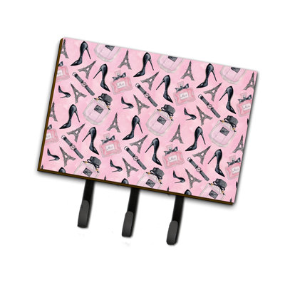 Metal Wall Organizer with Key Hooks