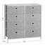 Commode double 8 tiroirs 31,5 po Gehl-745755470