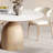 Rock Slab Solid Wood Round Dining Table-107856657