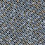 Carreau de mosaïque en porcelaine Ackland Indigo Smoke Penny Round 12 po x 13 po pour planchers et murs-2010861557