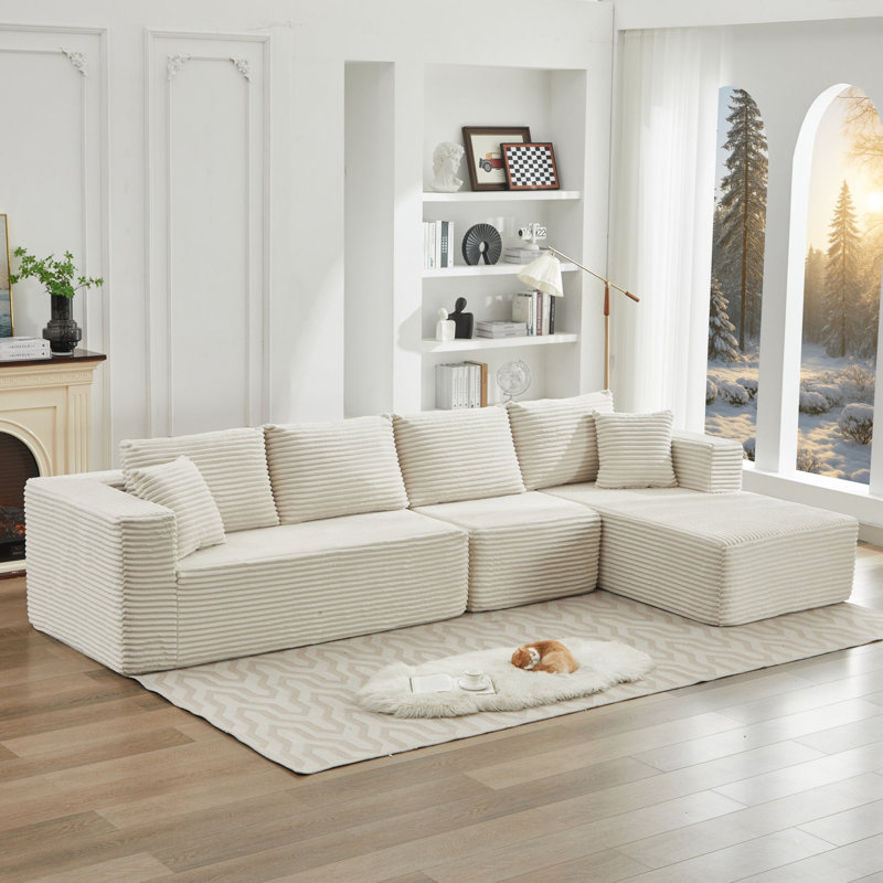Canapé modulaire modulaire, Beige 1