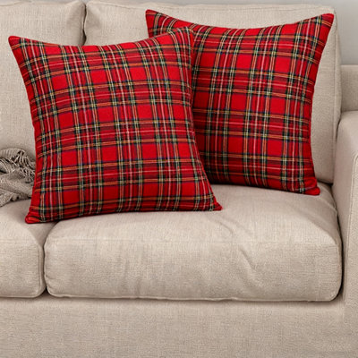 Ensemble de 4 housses de coussin Vintage Farmhouse Winter