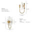 Hunter Amara Crest 1 Light Medium Sconce Wall Light Fixture-131037785