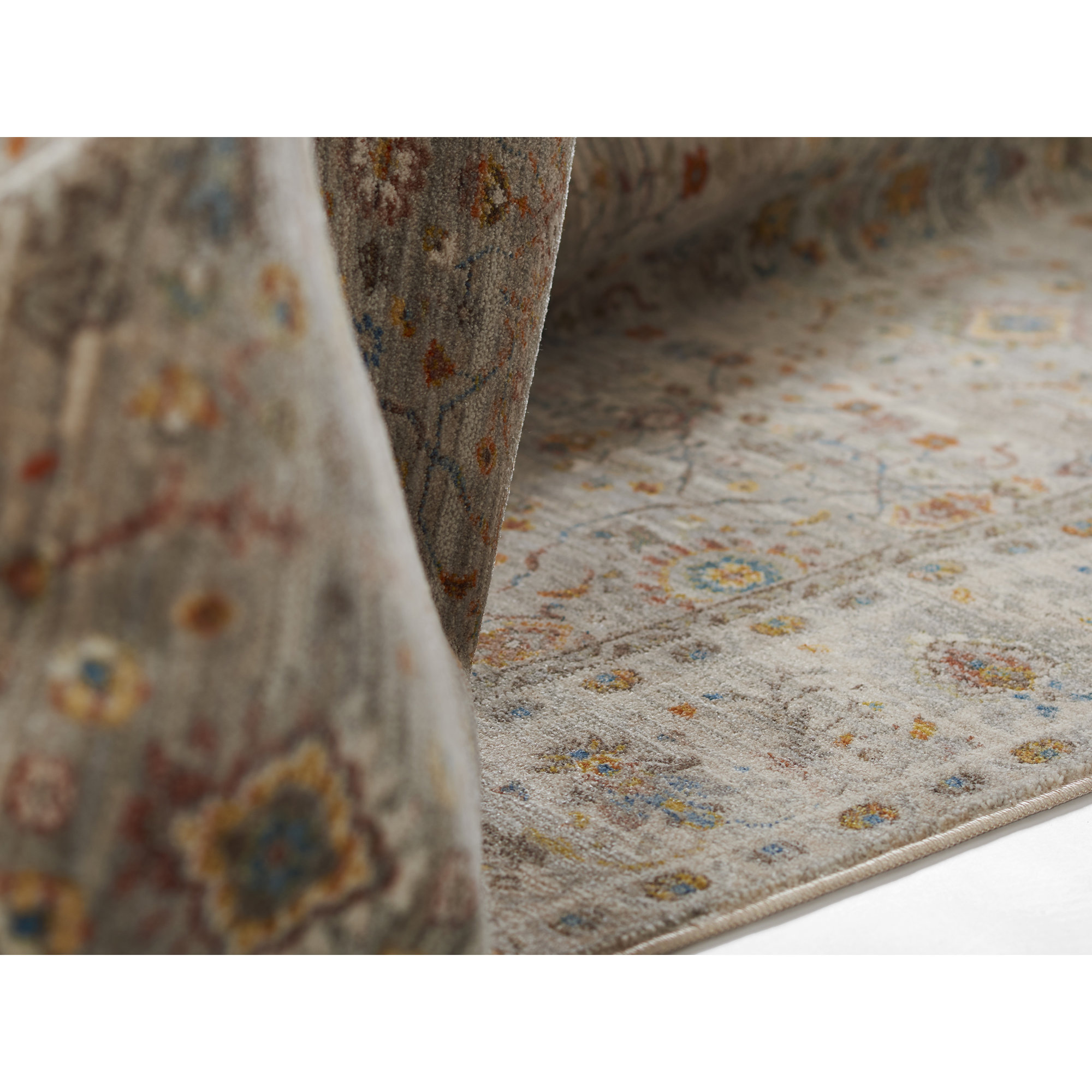 Applecroft Gray Rug, Runner 2'6" x 8'
