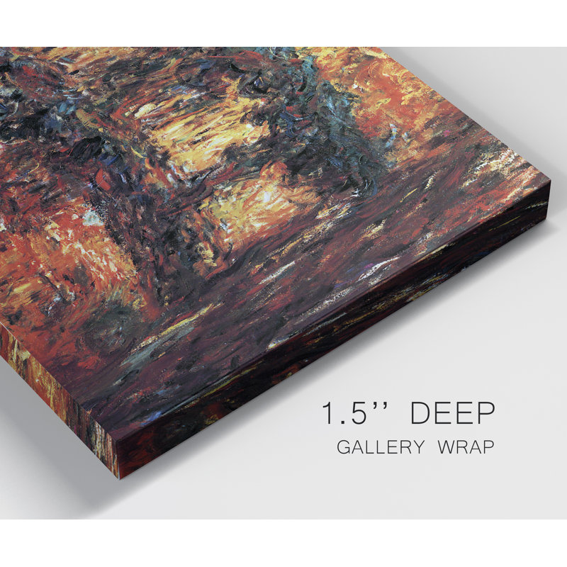 Indian Summer, ensemble de 3 pièces encadrées sur toile, H 36 po x l 72 po x P 2 po
