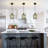 Levona 1 - Light 6.29" Wide Pendant Light with Cylinder Glass Shade for Kitchen Island-1441332406-1441332405