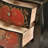 American nightstand painted side cabinet