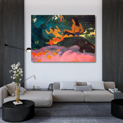 «Red Barrel Studio® Gauguin, Paul», art sur toile tendue sous le titre: Fatata Te Miti