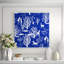 Deer Park In Navy Giclee Print by Dana Gibson