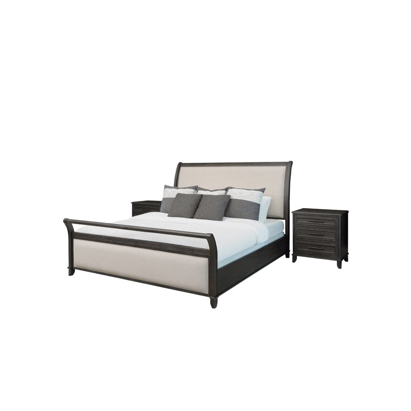 Hammie Solid Wood Piece Bedroom Set, Queen