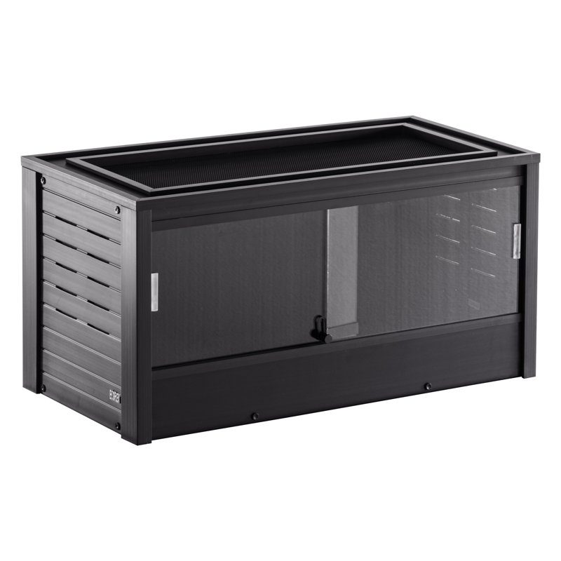 Terrarium Deneishia, 39 gallons - H 18,19 po x l 36 po x P 18,15 po, Noir