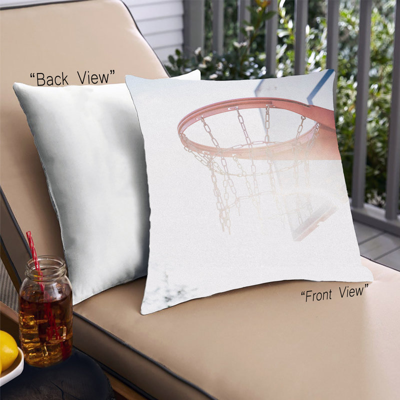 Coussin Sports Basketball 15, Microsuède