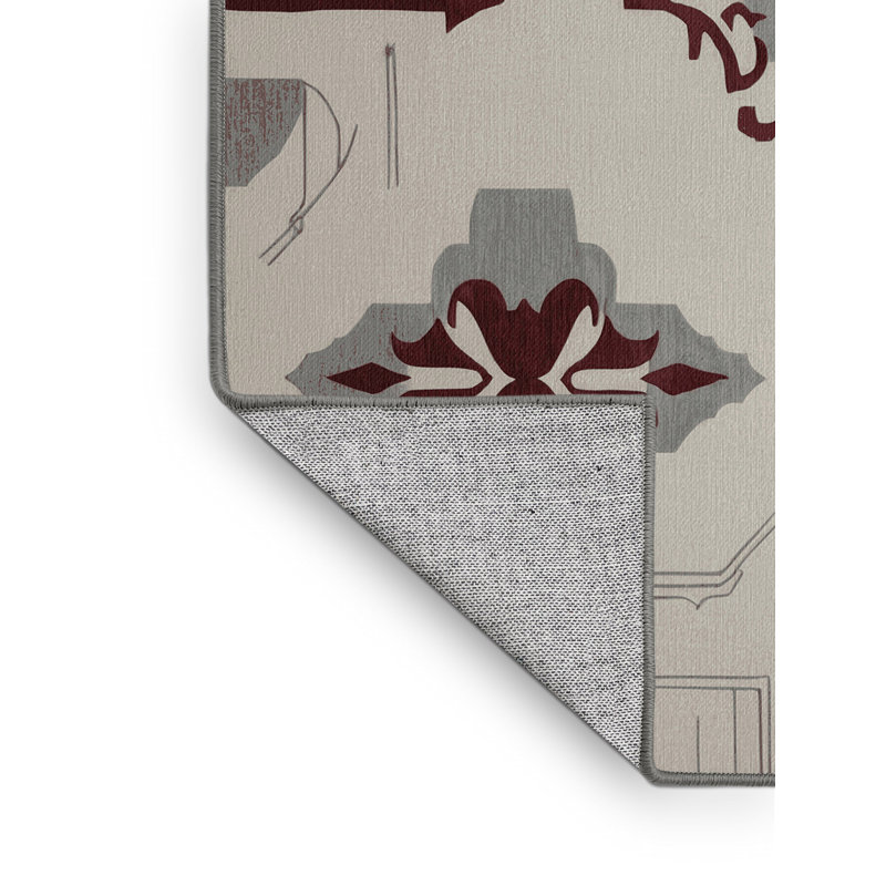 Tapis composé de couches, Rond 7 pi