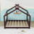 Wood House Floor Bed With Slats-376006402-376006401