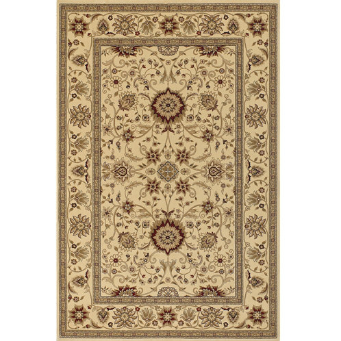 Tapis d'intérieur brun clair en polypropylène Campagne, 1 pi 11 po x 3 pi 7 po