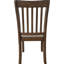 2 chaises de salle à manger, couleur brune, dossier en bois, sièges coussins, pour un usage quotidien brun, mousse à lattes polyvalente