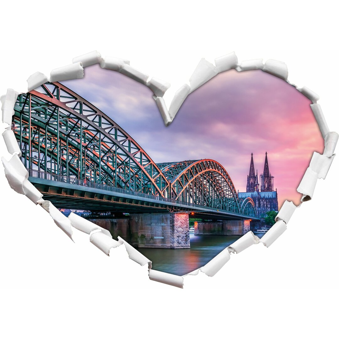 Wandtattoo Prächtige Hohenzollernbrücke in Köln