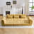 Modular Cloud Sofa, Convertible Folding Sectional Sofa Bed With Cushioned Seats-1405663209