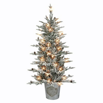 54' Lighted Fir Christmas Tree