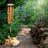 Carson-Gray Weather Resistant Wood Abstract Wind Chime