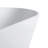 63 Inch Freestanding Solid Surface Soaking Bathtub For Bathroom