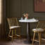 Lewis Windsor Stool With Cushion-Black Oak-Counter-1497053426-1497053431