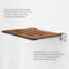 Banc de douche pliable SlimLine
