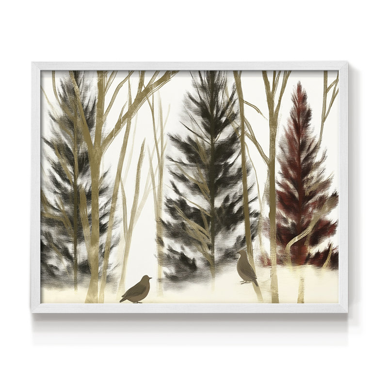 Chirstmas Art-CDLXVII - Reproduction encadrée - Restickable, H 22 po x l 28 po, Blanc
