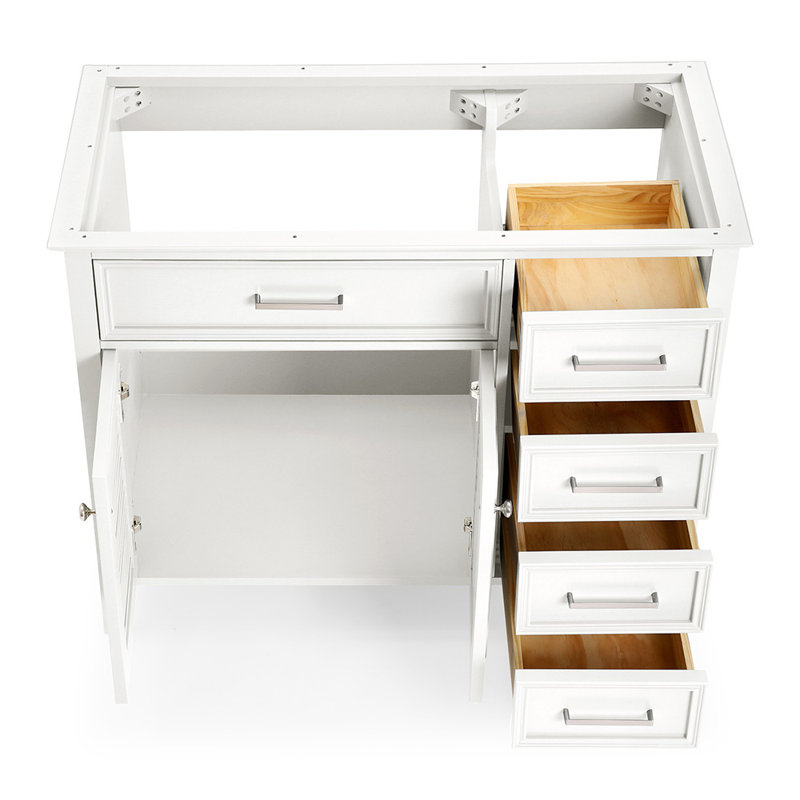 Ferree 42'' Single Bathroom Vanity Base Only, White