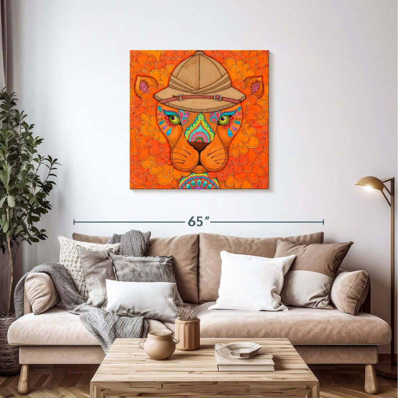 Jungle Safari couleur I, H 36 po x l 36 po