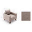 Fauteuil en polyester l 33,46 po Rossum-1275708618