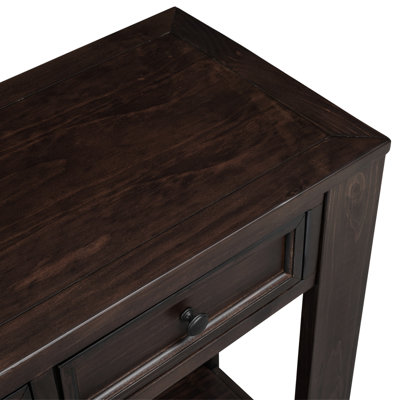 Console Storage Table: Fits Perfectly In Hallway Solid Wood Cabinet: Stylish For