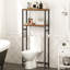 Sayvion Freestanding Over-the-Toilet Storage with Hooks-1607355693