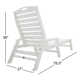 Nautical Chaise with Arms