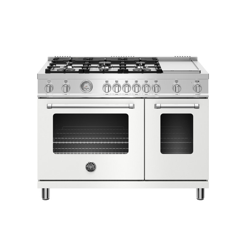 Bertazzoni 48'' W Free Standing Range, Stainless Steel, Liquid Propane