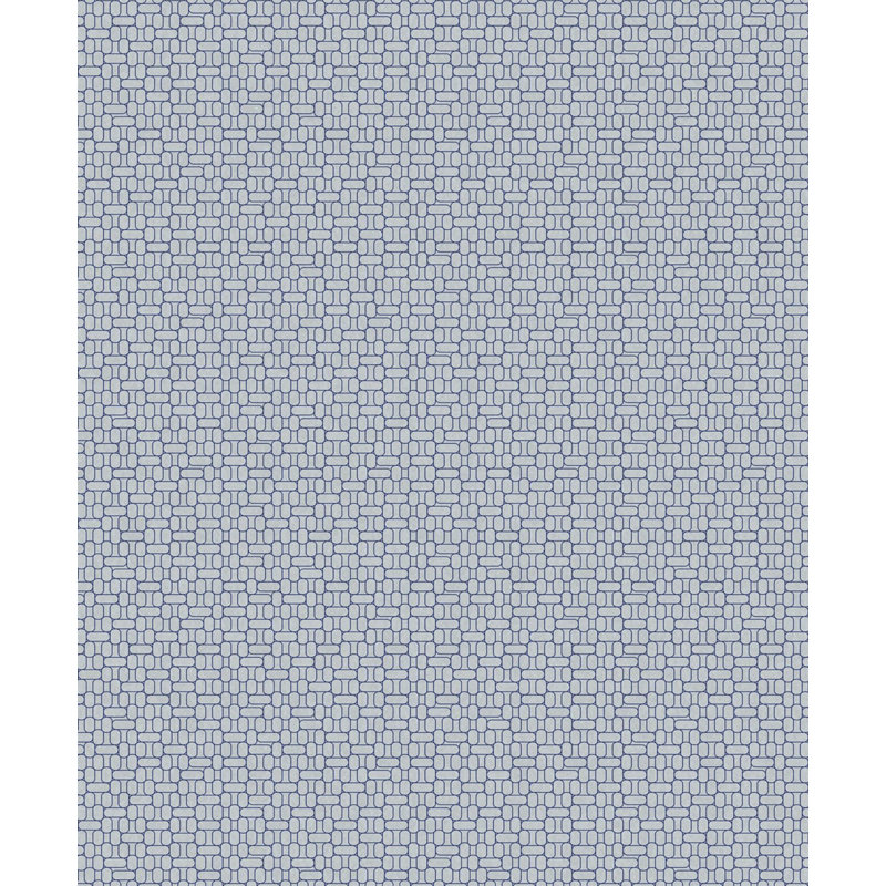 Rouleau de papier peint lisse L 33 po x l 20,5 po Skylight & Navy, Gris / bleu marine