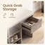 Banc de rangement pour 10 paires de chaussures avec tiroir-1437641047