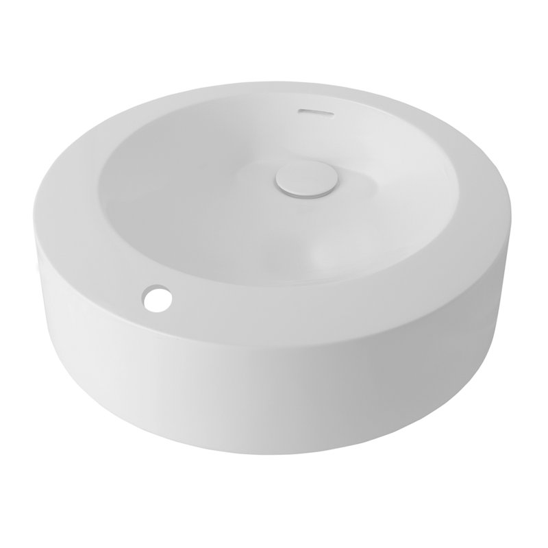 La Scala 17.75'' L Bathroom Sink, Matte White, Single