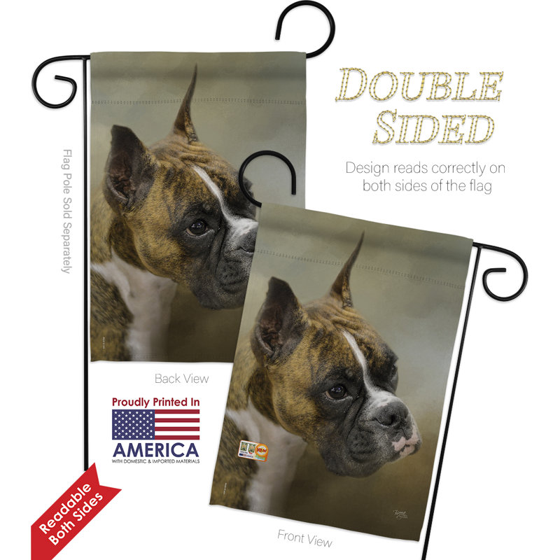Double Sided 18.5'' H x 13'' W Polyester Flag Set